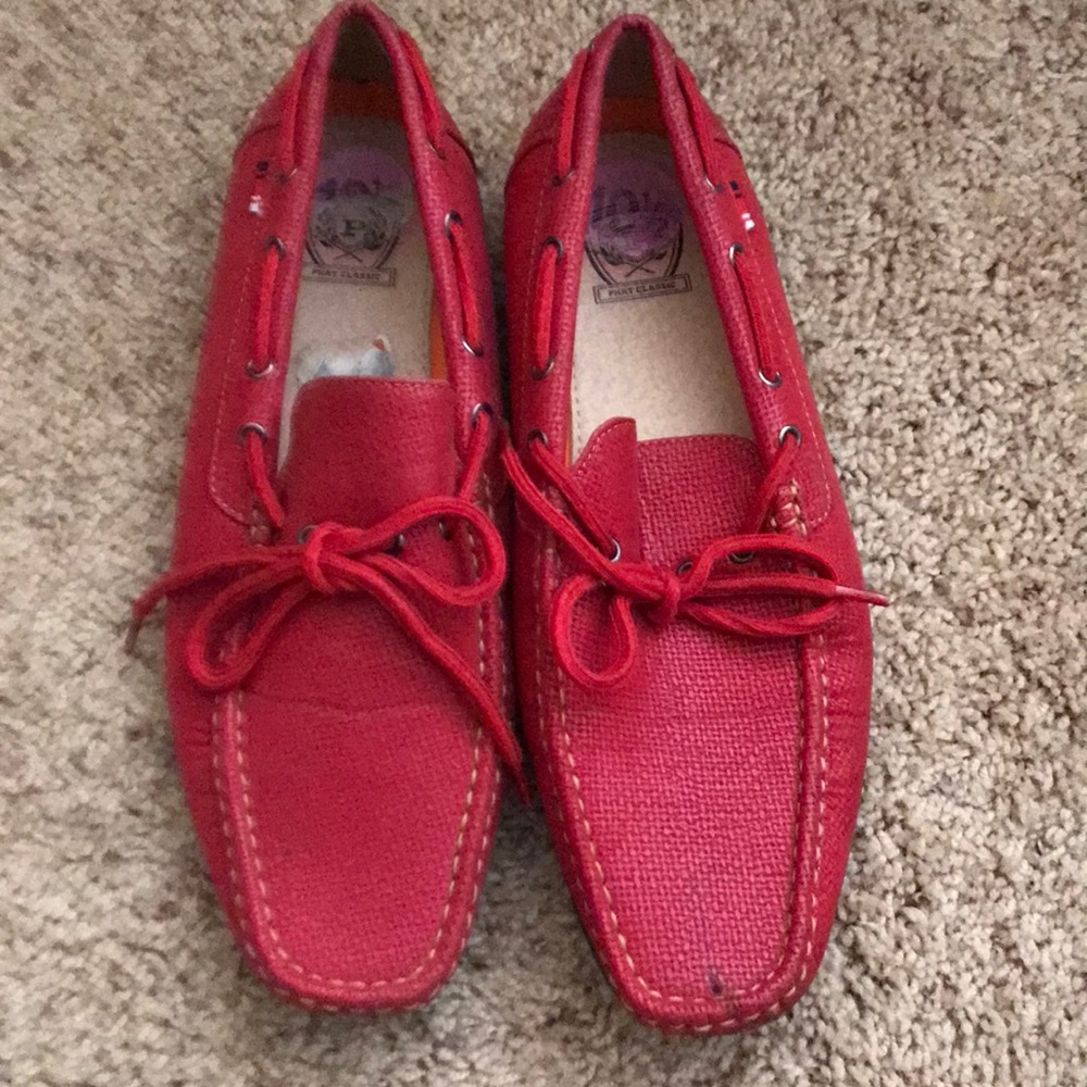Phat Classic Red Boat Decker LLoafers